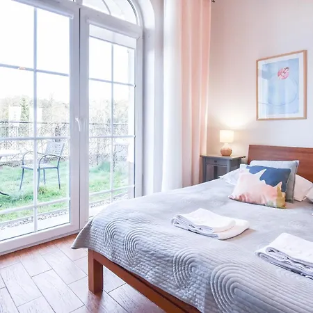 Apartmán Korona Piastow - Na Wyspie - Parking - Taras *