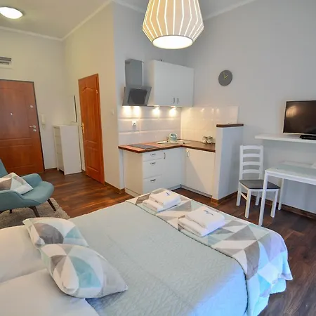 Apartmán Korona Piastow - Na Wyspie - Parking - Taras Svinoústí